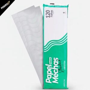 Papel de Mechas 120 folhas branco