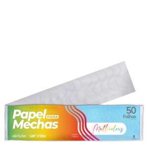 Papel de Mechas 50 folhas colorido