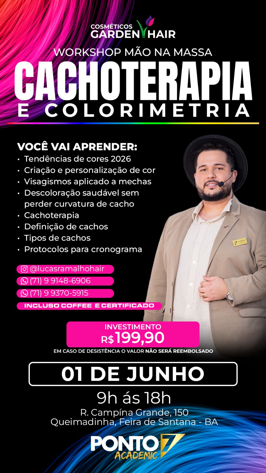 Cachoterapia e Colorimetria em Feira de Santana
