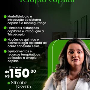 Curso | 21/09/2026 e 22/09/2026 | Terapia e Tricologia Capilar - Salvador