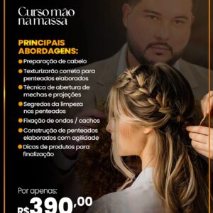 Curso Expertise em Penteados Modernos e Finalizações | 14/09/2026 e 15/09/2026 | Lucas Ramalho | Salvador